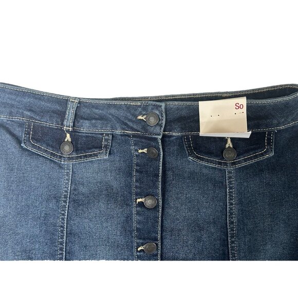 SO Denim mini skirt NWT - Picture 4 of 6
